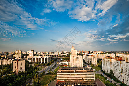 城市航空视图全景市中心首都地标建筑建筑学旅游景观蓝色中心图片