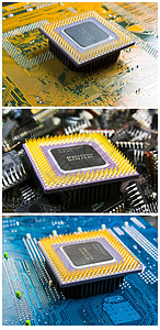 无线电广播构成部分电子仪器处理器电路电脑木板电阻器晶体管图片