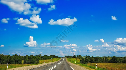 森林高速公路自由天空森林地平线速度晴天旅行农村交通运动图片