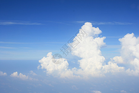 天云和云天堂云景编队积雨蓝色白色天气阳光天空图片