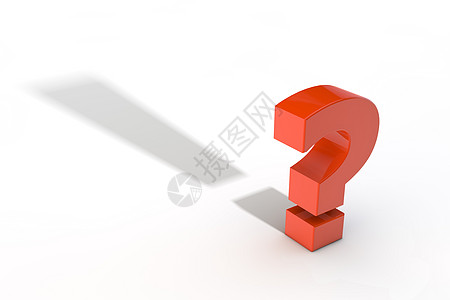 感叹,带有感叹标记阴影的红色问题标记背景