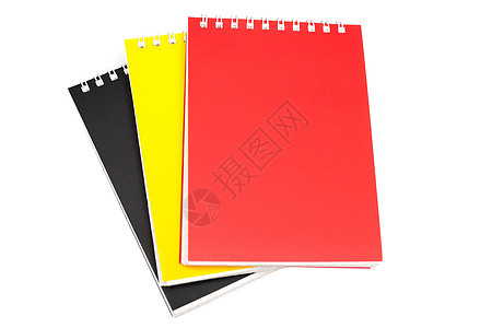 笔记本学习商业笔记日记教育文档写作红色草图空白图片