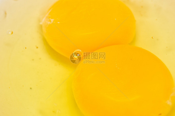 蛋黄色食物椭圆形蛋壳图片