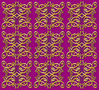 装饰型东方壁纸背景紫色装饰品卷曲装饰曲线墙纸风格织物艺术纺织品图片