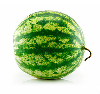 绿色西瓜 孤立在白色上生活水果蔬菜气候营养热带红色摄影茶点食物图片