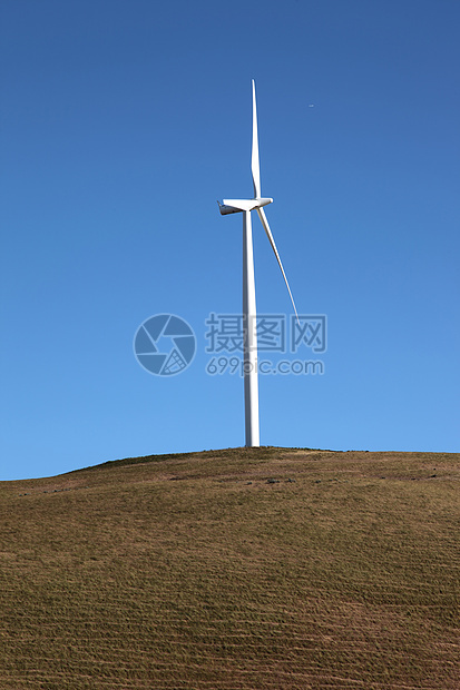 华盛顿州风能 风力涡轮机玻璃纤维涡轮天空农田能源电话线车削结构山顶需求图片