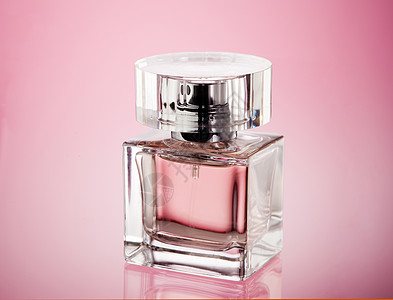 香香水瓶子粉色卫生香水厂香味水晶喷雾器红色女性女性化图片