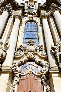 波兰西里西亚Krzeszow朝圣教堂建筑世界教会历史性旅行历史位置窗户景点外观图片