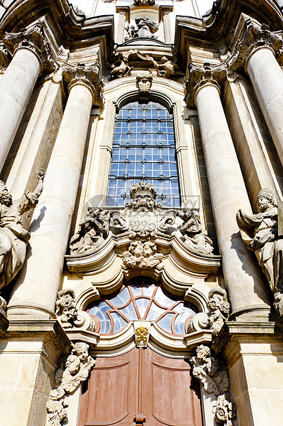 波兰西里西亚Krzeszow朝圣教堂建筑世界教会历史性旅行历史位置窗户景点外观图片