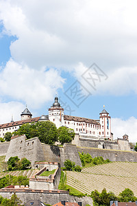 德国巴伐利亚Wurzburg壁垒历史位置历史性旅行世界外观世界遗产城市建筑图片