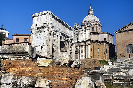 罗马人论坛世界建筑学旅游雕塑地标雕像中心帝国石头首都图片