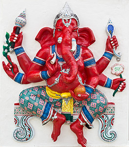 印度或印度教神名上帝蓝色宽慰宗教信仰化身象牙天堂描写雕像图片