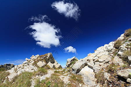 山区地貌旅行旅游石头远足岩石天气小路顶峰悬崖天空图片