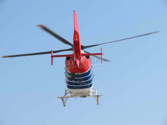 直升机推力蓝色菜刀引擎天空转子驱动运输图片