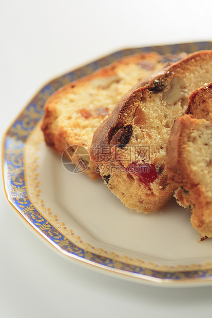 磅蛋糕味道食物甜点蛋糕白色菠萝水果面包葡萄干水果蛋糕图片