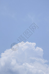 蓝色天空的白云阳光白色天气空气天堂图片