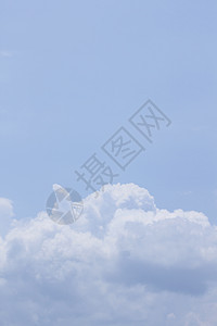 蓝色天空的白云阳光白色空气天气天堂图片