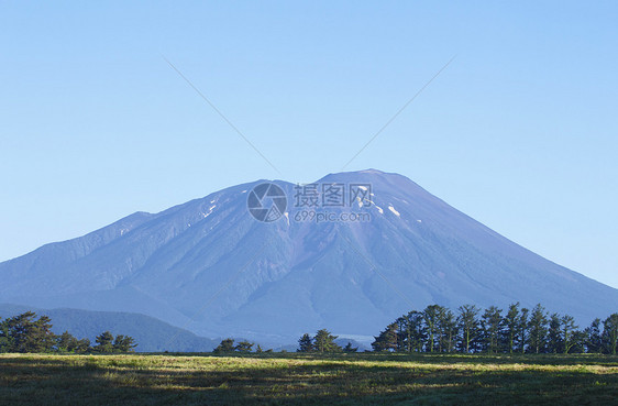 伊瓦特山和蓝天天气天空晴天蓝色图片