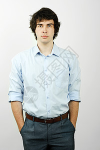 青年男子男性商业衬衫成人工作文员图片