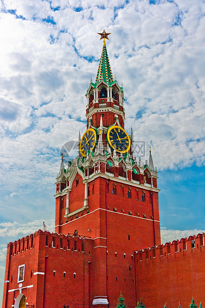 莫斯科克里姆林宫橙子建筑学蓝色旅行风光星星首都地标纪念碑文化图片
