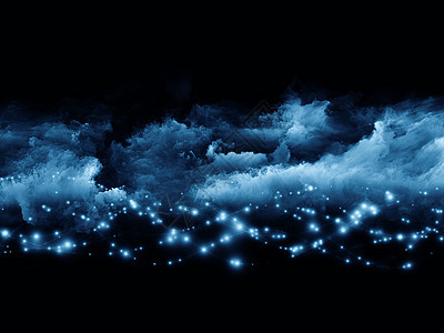 分形泡沫世界黑色精神蓝色魔法想像力墙纸星云创造力音乐背景图片