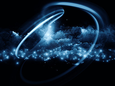分形泡沫世界墙纸魔法精神星云创造力想像力线圈卷曲旋转漩涡图片