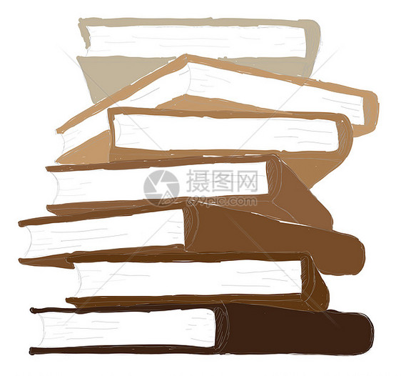 书籍堆叠堆积  孤立在白色背景上大学法律教育图书馆书店文档专辑文学知识数据图片