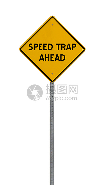 路标路牌雷达公路出口街道指示牌标志汽车警察速度陷阱图片