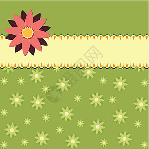 花绿背景框架植物边界插图漩涡控制板植物人叶子曲线横幅图片