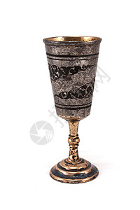 高位酒杯古董历史酒精文化风格银器玻璃金属圣杯图片