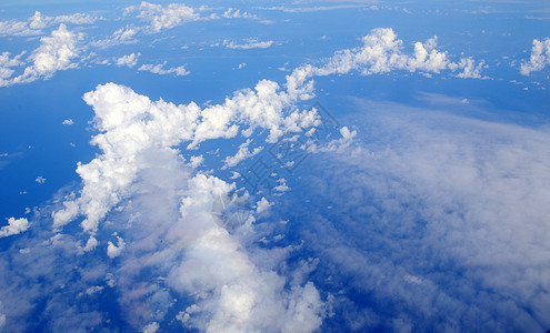 蓝蓝天空自由美丽气象阳光白色柔软度场景天际天气云景图片