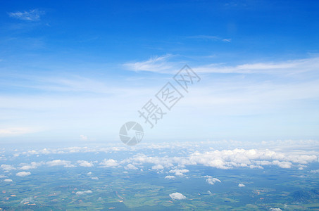 蓝蓝天空天气蓝色阳光天堂美丽气象柔软度臭氧场景白色图片