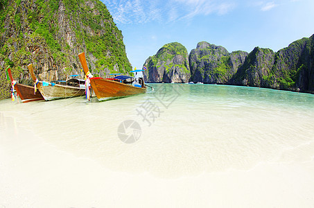 海泰国珊瑚岩石晴天血管海洋海景尾巴娱乐支撑旅游图片