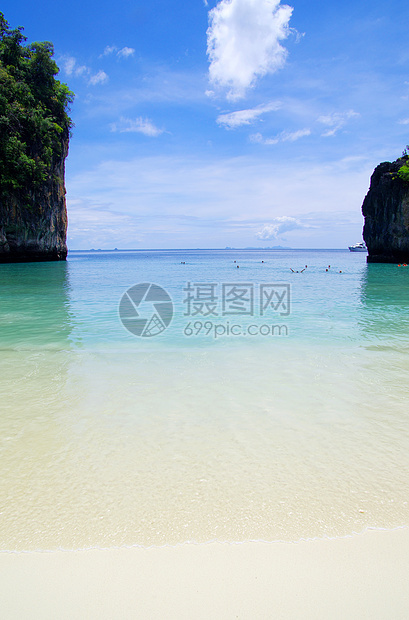 泰国海景天空岩石海岸地平线晴天娱乐假期海浪海洋图片