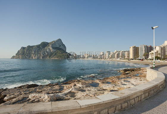 Calpe 海岸列车图片