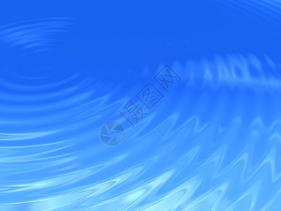 水波气泡波纹插图蓝色液体运动墙纸背景图片