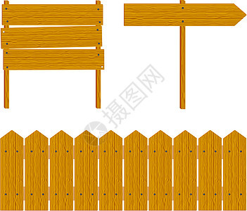 木板栅栏空白团体框架广告牌木头棕色木材建造广告图片