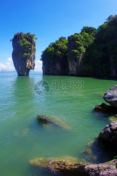 James债券岛地质长篇大论构造石灰石天堂树叶记忆反思蓝色旅行图片