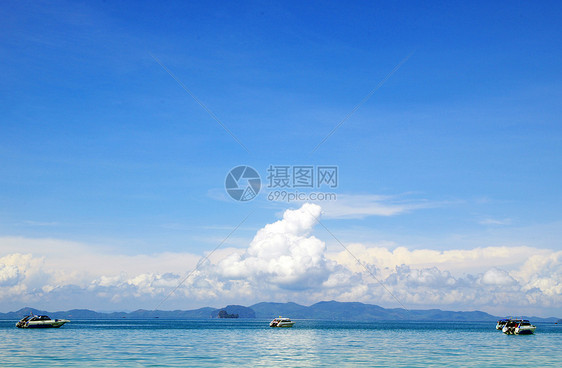 沙滩和热带海旅行天堂冲浪海洋蓝色放松海景阳光晴天海浪图片