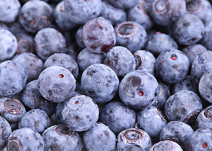 蓝莓美食水果甜点饮食果汁团体季节性营养味道覆盆子图片