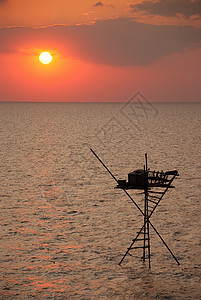黑海的捕鱼设备图片