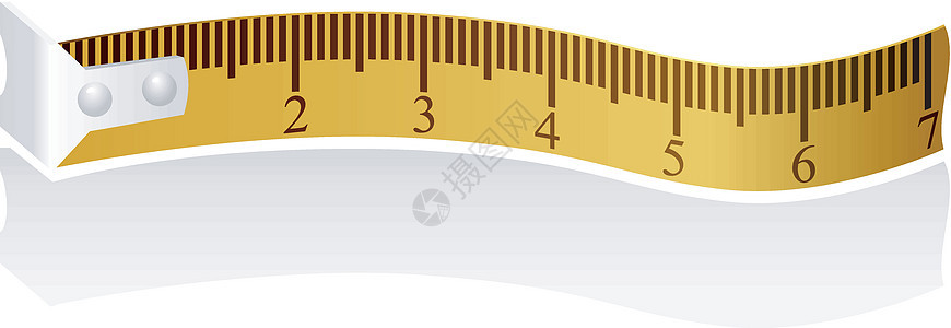 测量磁带的矢量插图尺寸水平损失乐器卷尺毫米公制厘米工具工作图片
