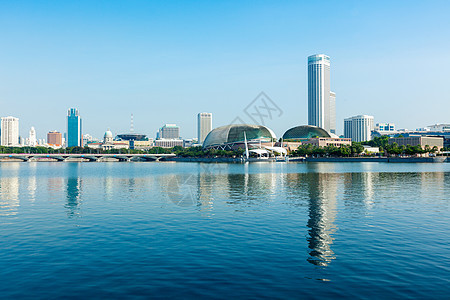 新加坡天线日反射景观市中心酒店天空技术城市风景天际全景图片