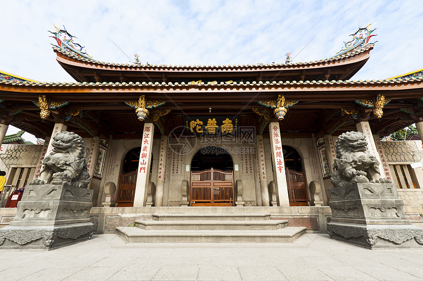 中华传统寺庙雕像建筑文化装饰品纪念碑历史宝塔精神入口宗教图片