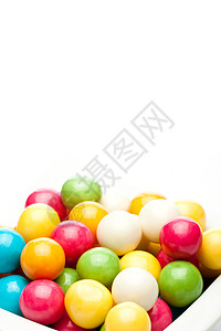 口香球黄色绿色团体圆形气泡橙子口香糖红色甜点食物图片