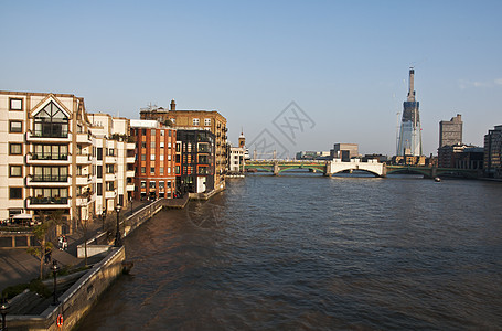 伦敦天线建筑学全景首都旅游地标景观市中心摩天大楼天际场景图片