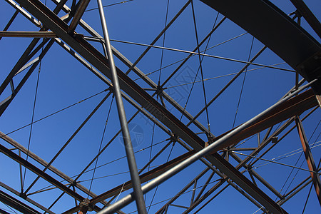 建筑 钢结构 钢框架结构背景图片