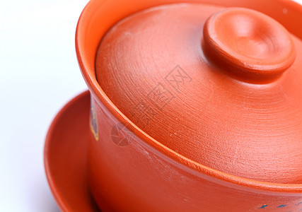中国茶杯保健陶器食物杯子液体美食植物叶子卫生仪式图片