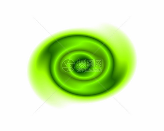 螺旋卷曲电线旋转涡流漩涡拱形绿色圆圈海浪图片