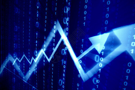 蓝色数据空间货币投资商业金融速度电脑成功插图库存交换图片